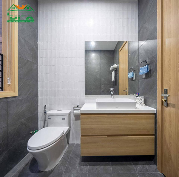 Thiết kế nhà vệ sinh của mẫu nhà ống 3 tầng