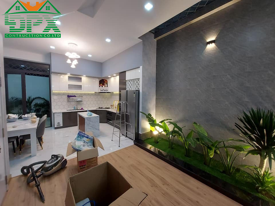 Khu vực bếp nhỏ xinh nhưng đầy đủ tiện nghi
