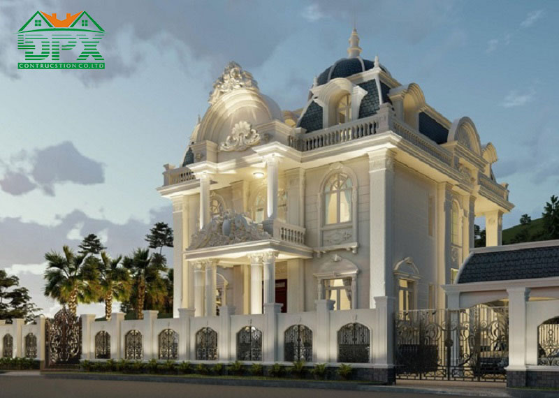 Một không gian biệt thự cổ điển châu Âu xa hoa, tráng lệ