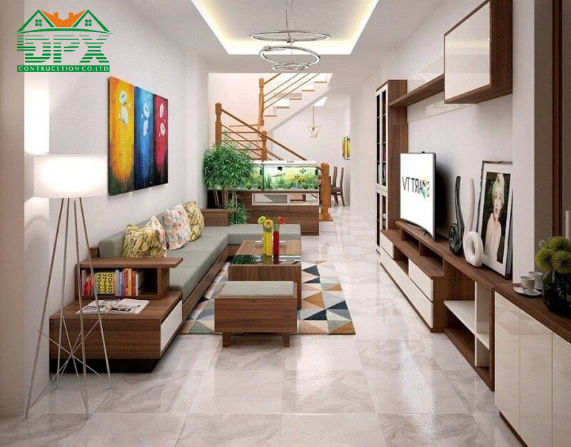 Màu sắc ấn tượng giúp ngôi nhà thêm thu hút