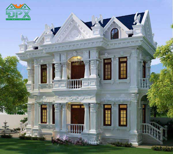 Biệt thự 2 tầng phong cách hoàng gia châu Âu - phù hợp làm nơi nghĩ dưỡng và khách sạn