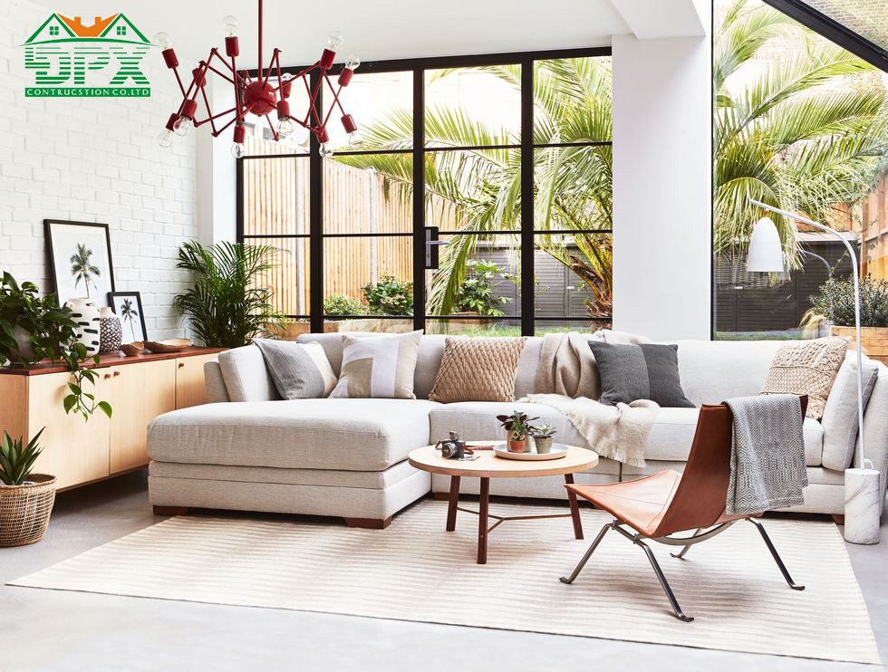 Một chiếc sofa thật dài cho phòng khách hẹp? tại sao không thử?