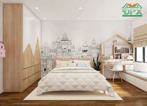Phòng ngủ nhỏ nhưng vẫn đầy đủ tiện nghi nếu biết cách bố trí
