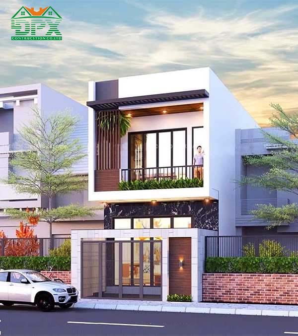 Nhà phố hiện đại 2 tầng mặt tiền 5m