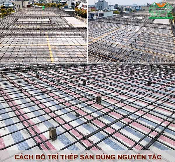 Cách bố trí thép sàn đúng nguyên tắc kết cấu và tiêu chuẩn kết cấu